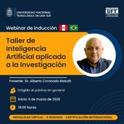 UNSA: Invitación al Webinar: Inteligencia Artificial aplicada a la Investigación Científica