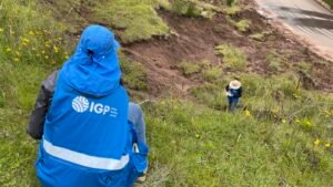 IGP: MINAM: IGP aclara que evento en San Martín corresponde a movimiento de masas por saturación de suelos