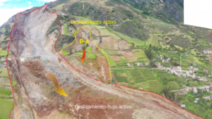[INGEMMET] INGEMMET alerta sobre peligro geológico por deslizamiento-flujo en el sector Sisco
